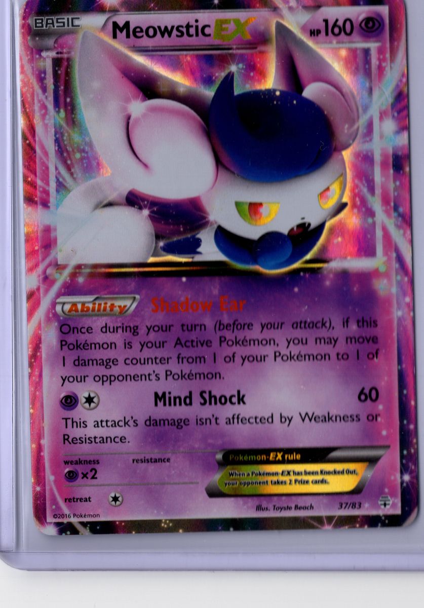 Meowstic EX - 37/83 - Pokemon Generations - LP