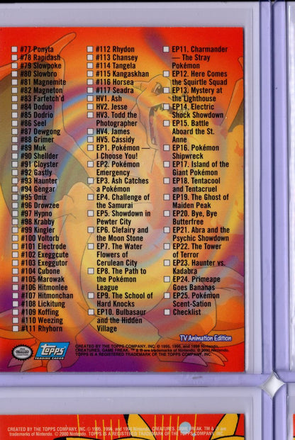 Checklist Topps Pokemon TV Animation Edition Series 2 - English LP