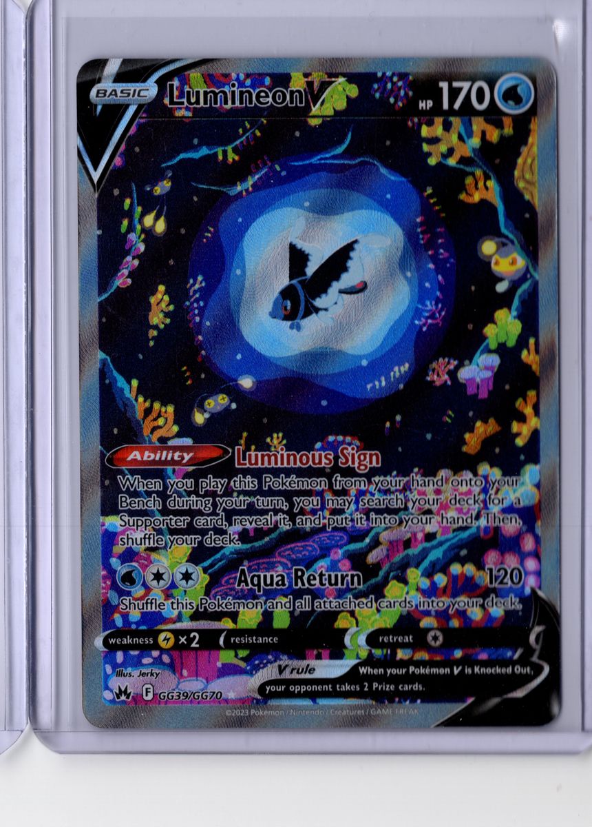 Lumineon #GG39 2023 Pokemon Crown Zenith Galarian Gallery Full Art English NM