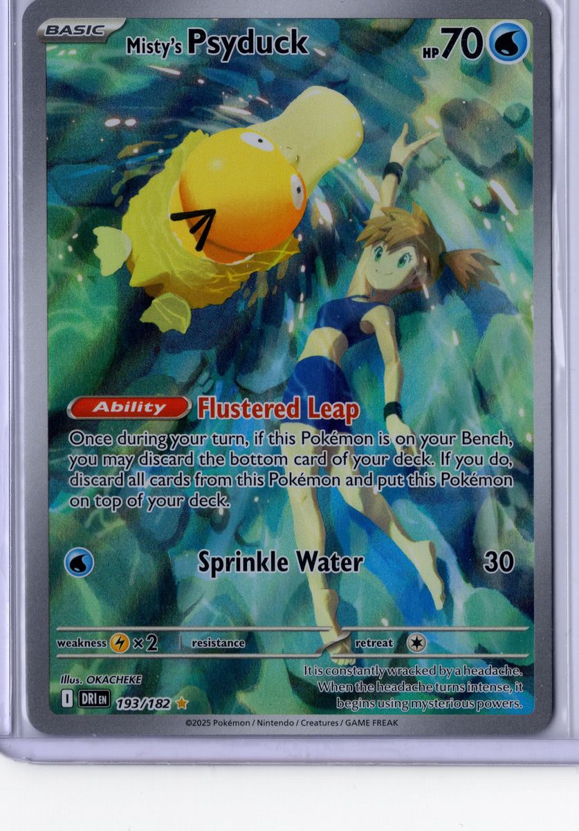 Misty's Psyduck - 193/182 - Pokemon Destined Rivals - NM