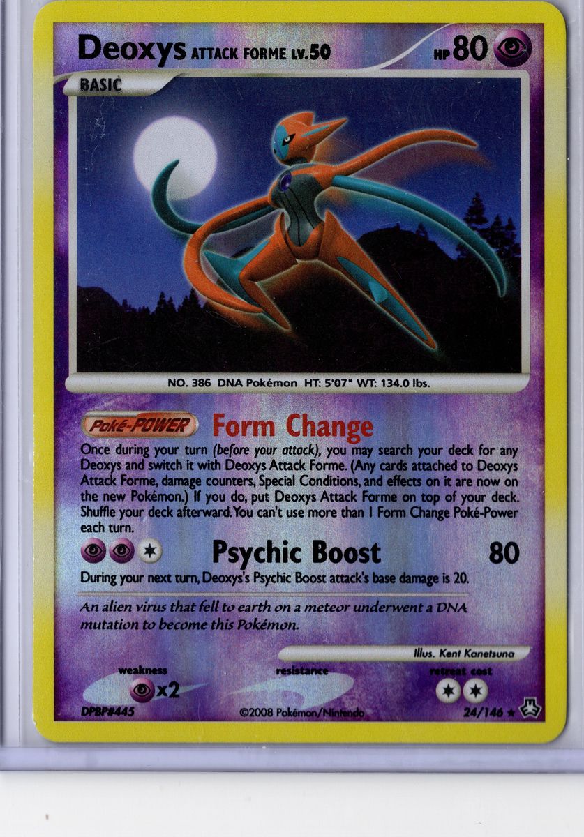 Deoxys [Attack Reverse Holo] - #24 - Pokemon Legends Awakened - LP