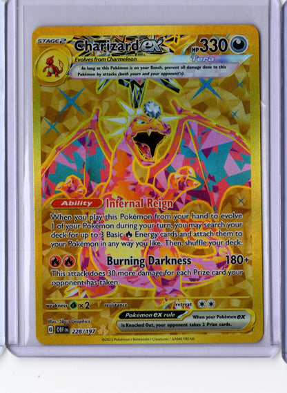 Charizard 228 2023 Pokemon Scarlet & Violet Obsidian Flames - English LP