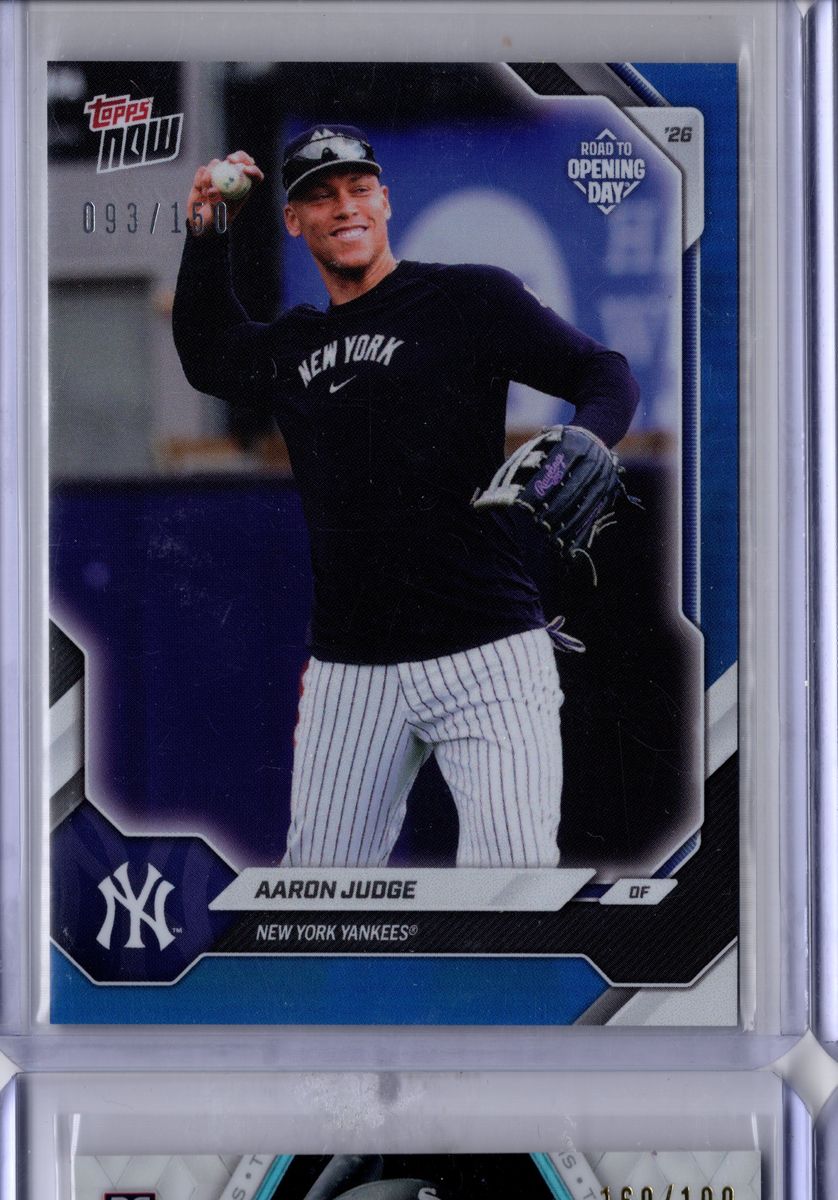 Aaron Judge 2026 Topps Now Road to Opening Day #OD-21 Blue /150 NM Yankees