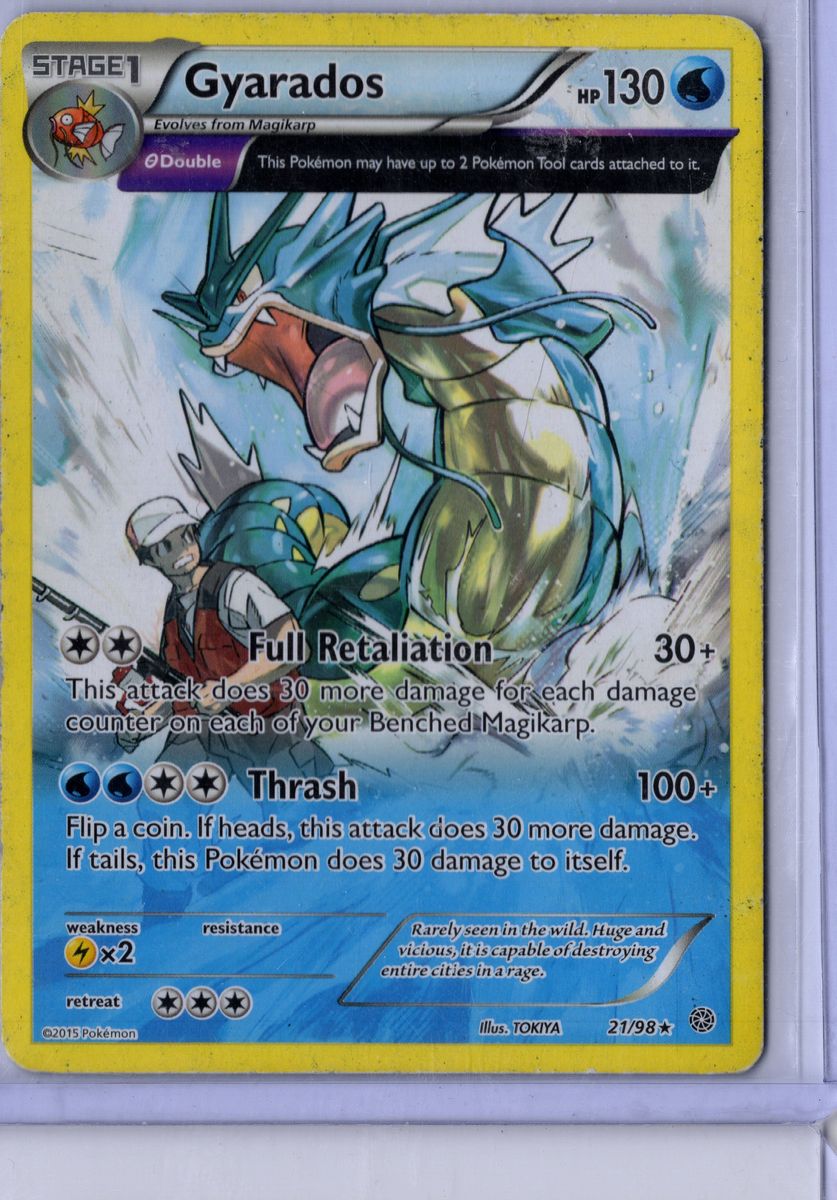 Gyarados - 21/98 - Pokemon Ancient Origins - HP