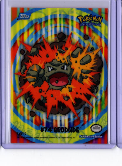 Geodude 74 Topps Pokemon TV Animation Edition Series 1 - English LP