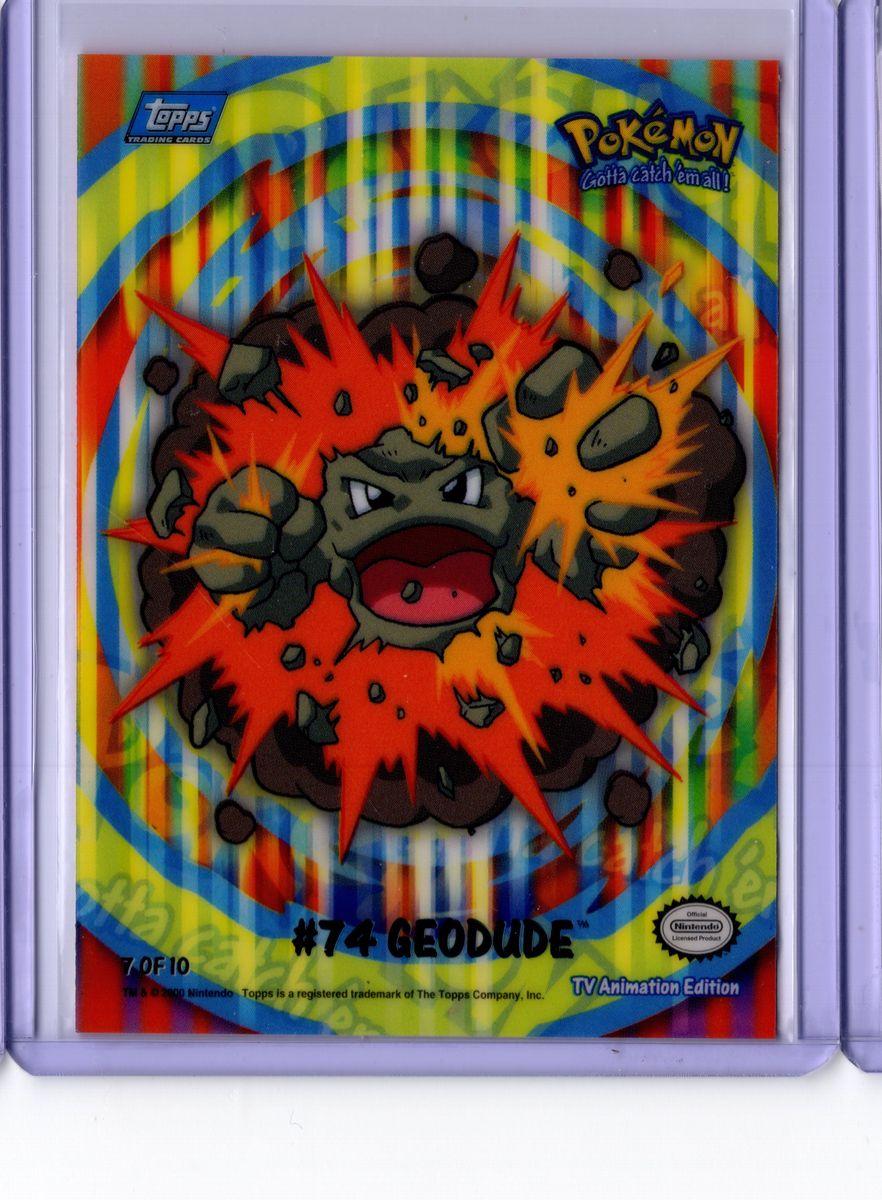 Geodude 74 Topps Pokemon TV Animation Edition Series 1 - English LP