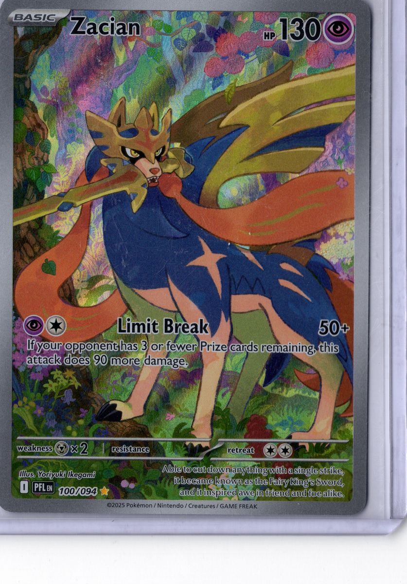Zacian - 100/094 - Pokemon Phantasmal Flames - NM