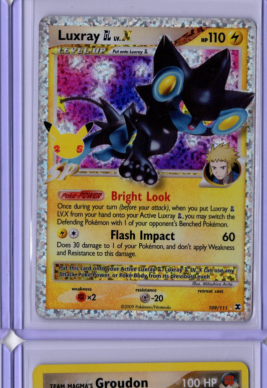 Luxray GL LV.X 109 2009 Pokemon Platinum Rising Rivals - English NM