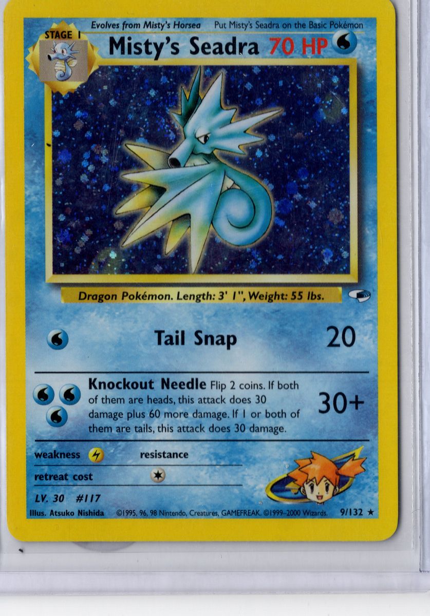 Misty's Seadra - 9/132 - Pokemon Gym Heroes - LP