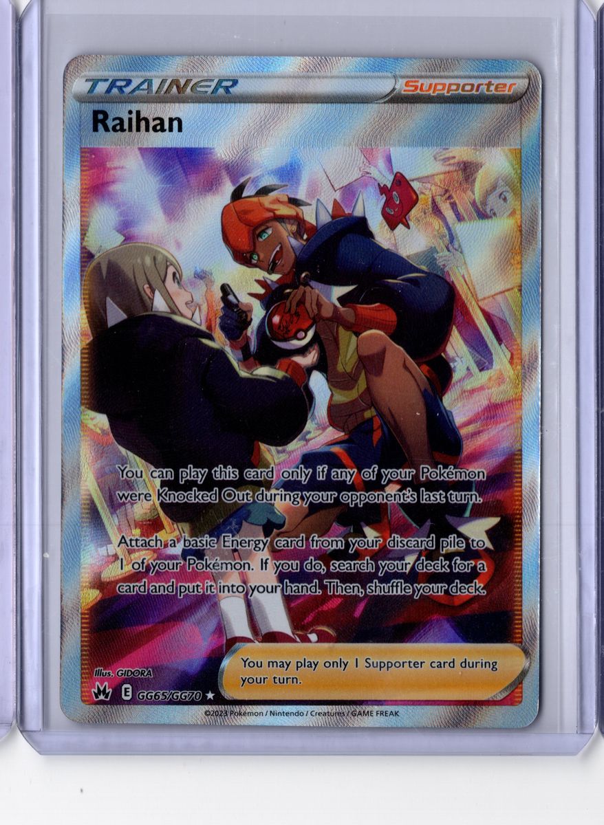 Raihan Full Art 2023 Crown Zenith #GG65 Galarian Gallery English NM