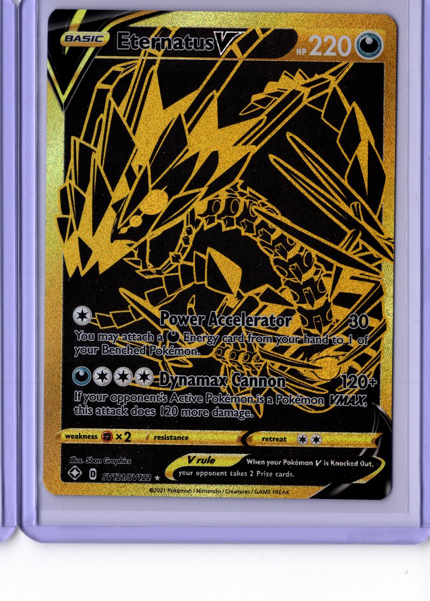 Eternatus Full Art SV121 2021 Pokemon Shining Fates - English NM