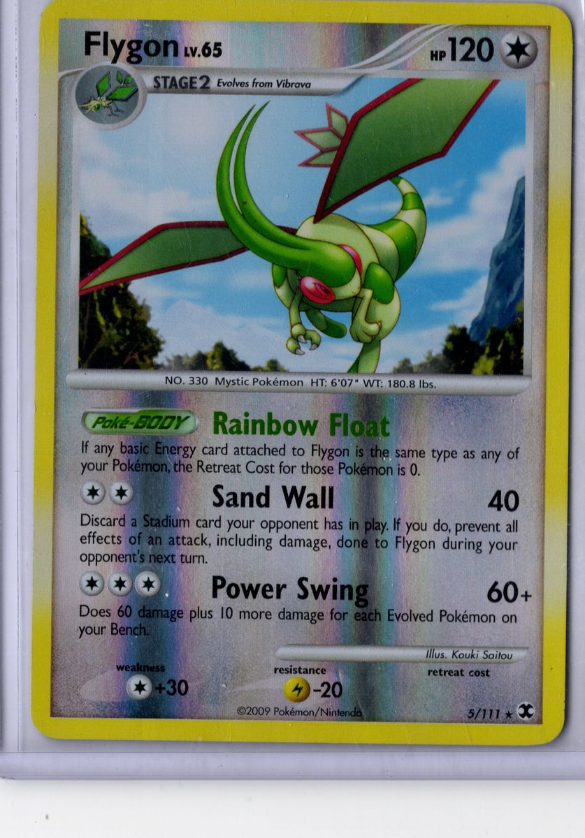 Flygon Lv65- #5 Reverse Holo- Pokemon Rising Rivals - LP