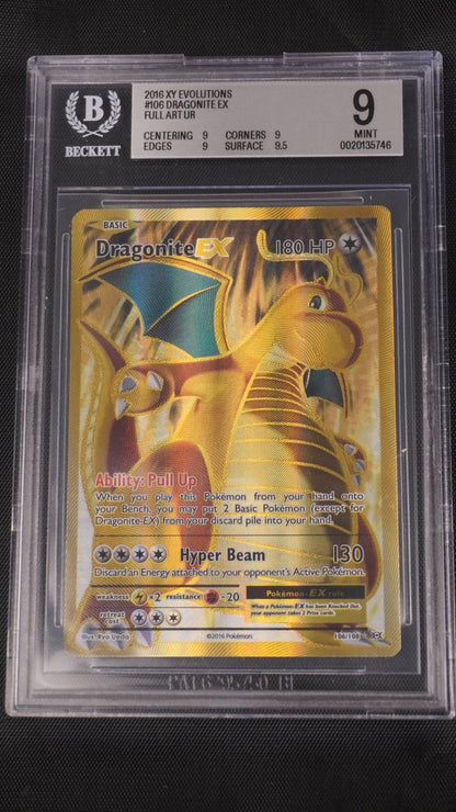 Dragonite EX - Full Art UR - BGS 9