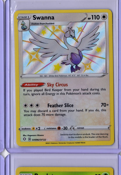 Swanna SV096 2021 Pokemon Shining Fates - English NM