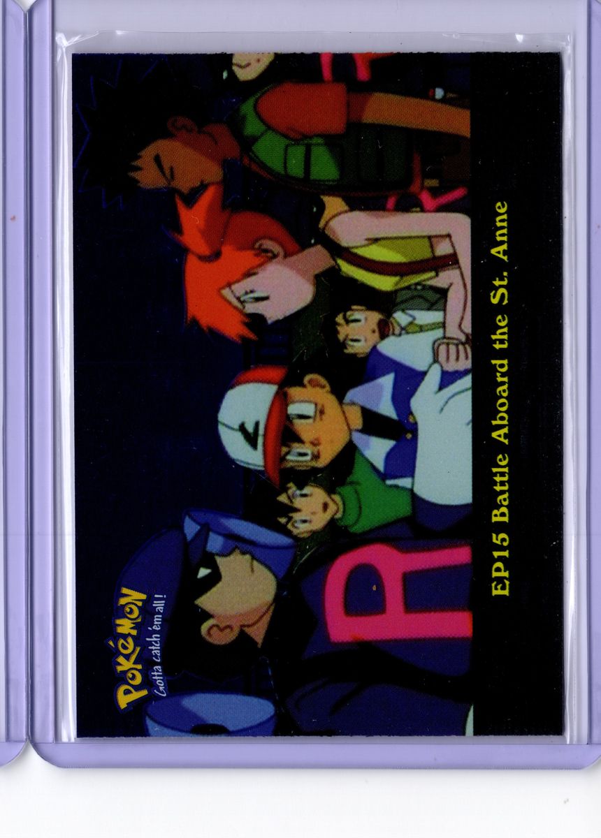 Battle Aboard the St. Anne EP15 Topps Pokemon TV Animation Edition Series 1 -