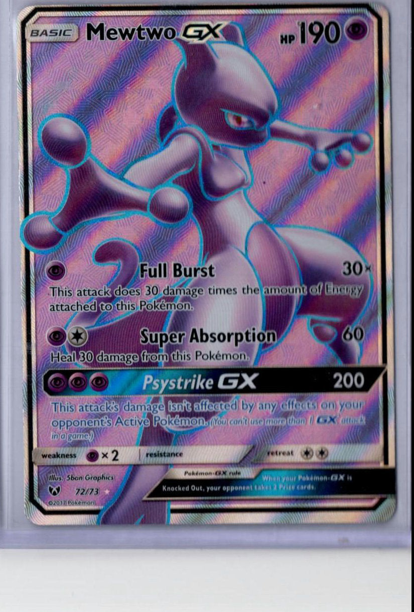 Mewtwo GX - 72/73 - Pokemon Shining Legends - LP
