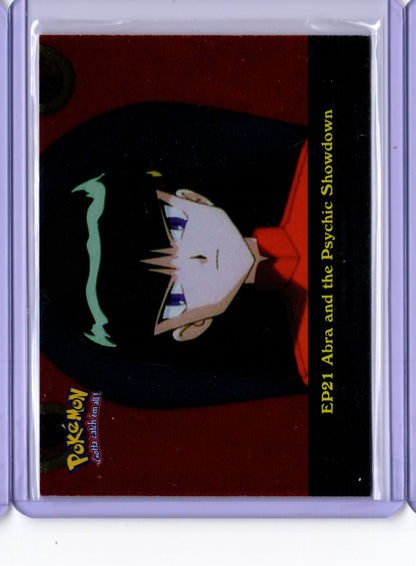 Abra and the Psychic Showdown EP21 Topps Pokemon TV Animation Edition Series 1