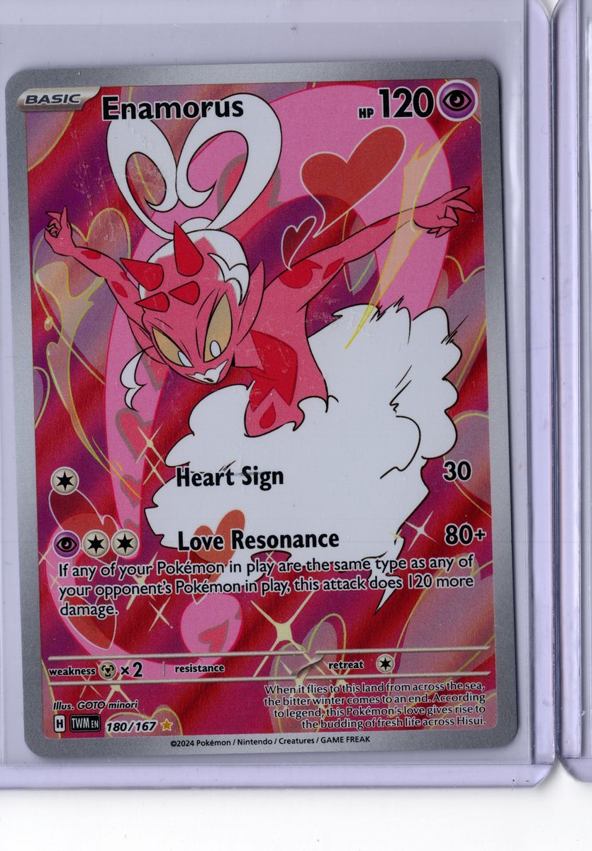 Enamorus 180 2024 Pokemon Scarlet & Violet Twilight Masquerade English NM