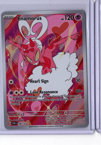 Enamorus 180 2024 Pokemon Scarlet & Violet Twilight Masquerade English NM