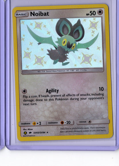 Noibat SV43 2019 Pokemon Sun & Moon Hidden Fates - English NM