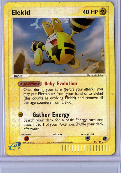 Elekid [Reverse Holo] - #36 - Pokemon Sandstorm - LP