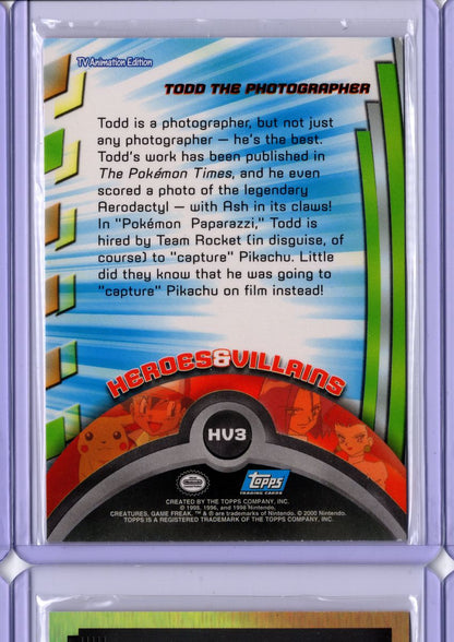 Todd HV3 Topps Pokemon TV Animation Edition Series 1 - English LP