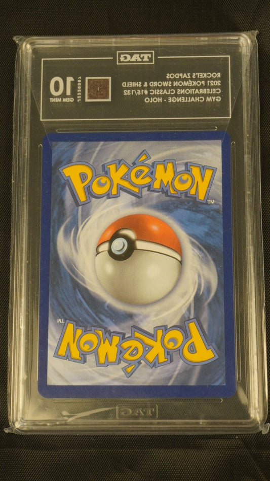 Rocket's Zapdos - Holo - TAG 10