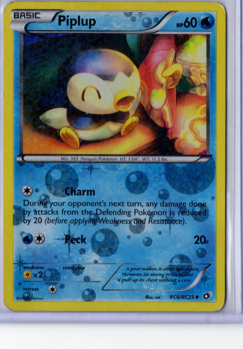 Piplup - RC6/RC25 - Pokemon Legendary Treasures - MP