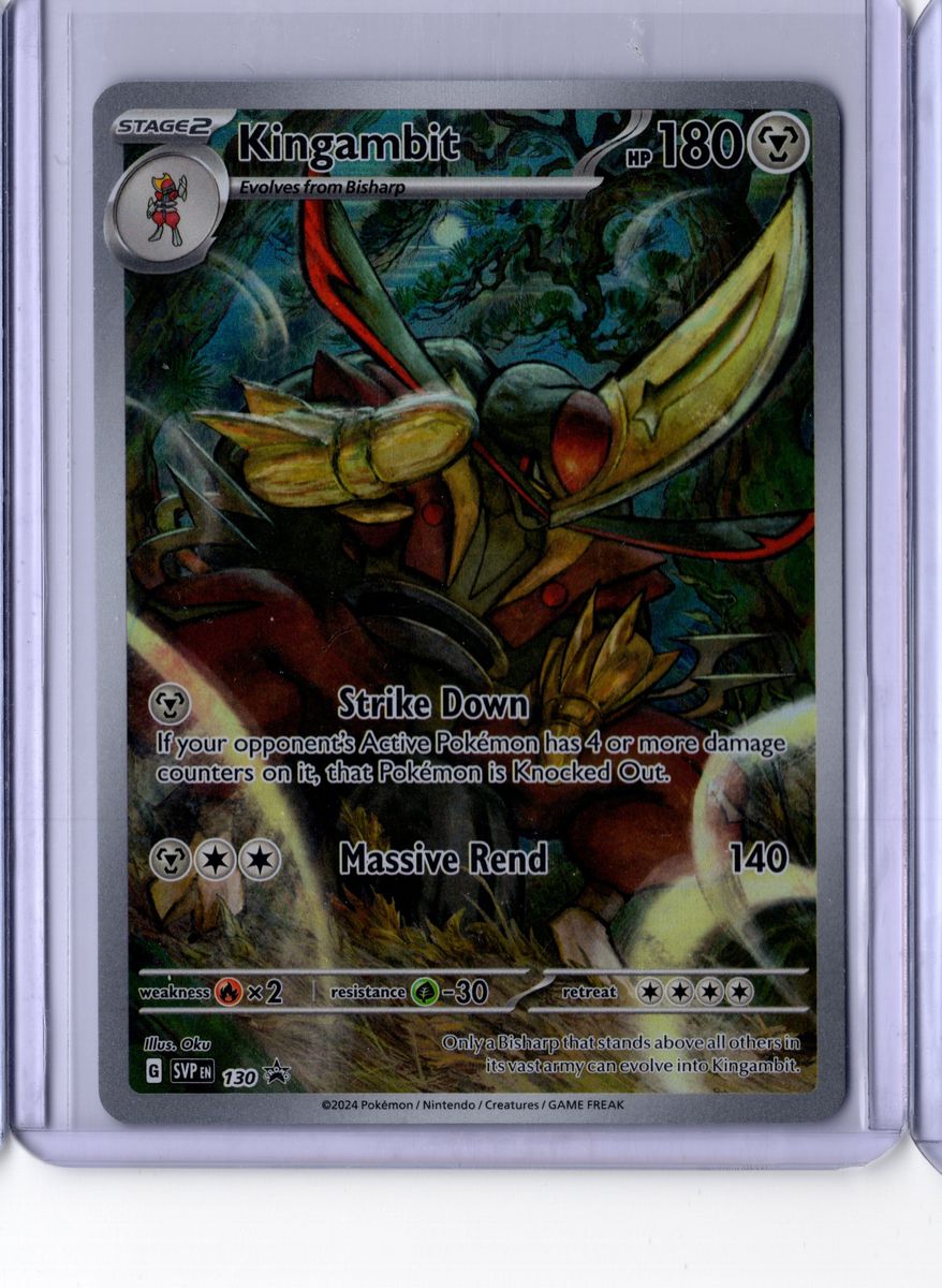 Kingambit 2024 Scarlet & Violet Black Star Promos #130 English NM