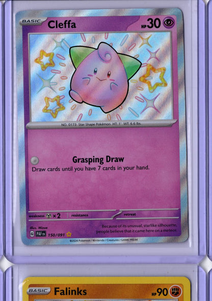 Cleffa 150 2024 Pokemon Scarlet & Violet Paldean Fates - English NM