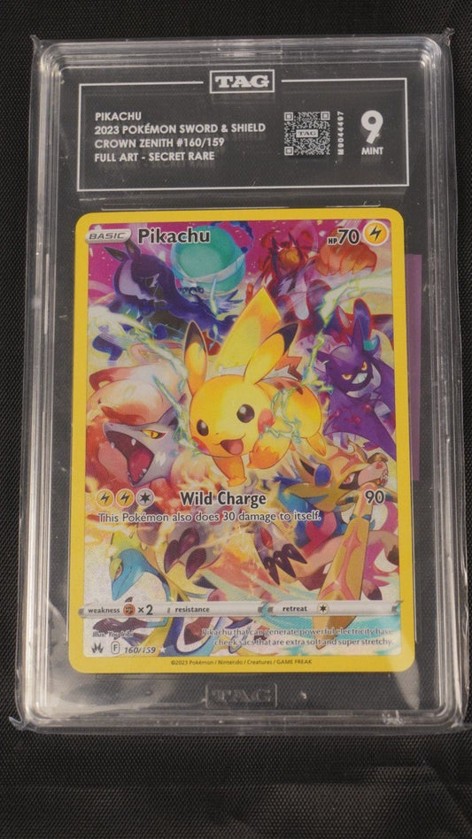 Pikachu - Full Art - Secret Rare - TAG 9