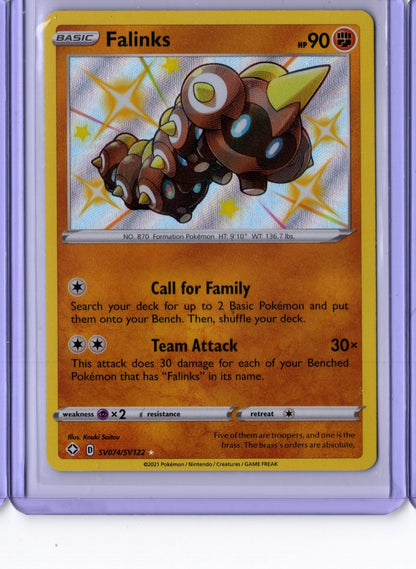 Falinks SV074 2021 Pokemon Shining Fates - English NM