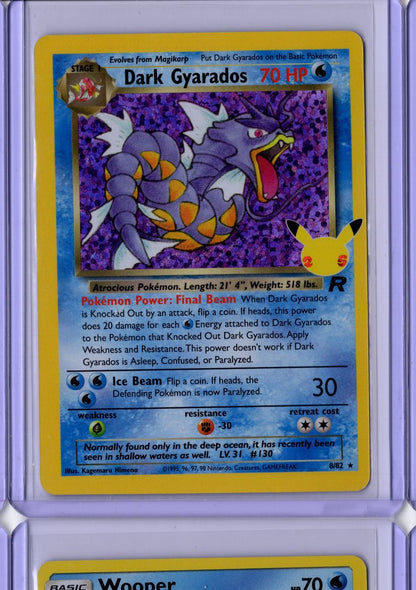 Dark Gyarados 8 2021 Pokemon Celebrations Classic Collection - English NM