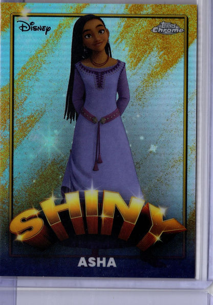 Asha - S-3 - 2025 Topps Disney Wonder Shiny Chrome - NM