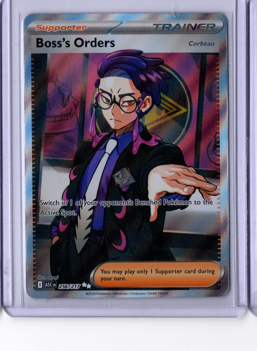 Boss's Orders Corbeau 2026 Mega Evolution Ascended Heroes #256 English NM