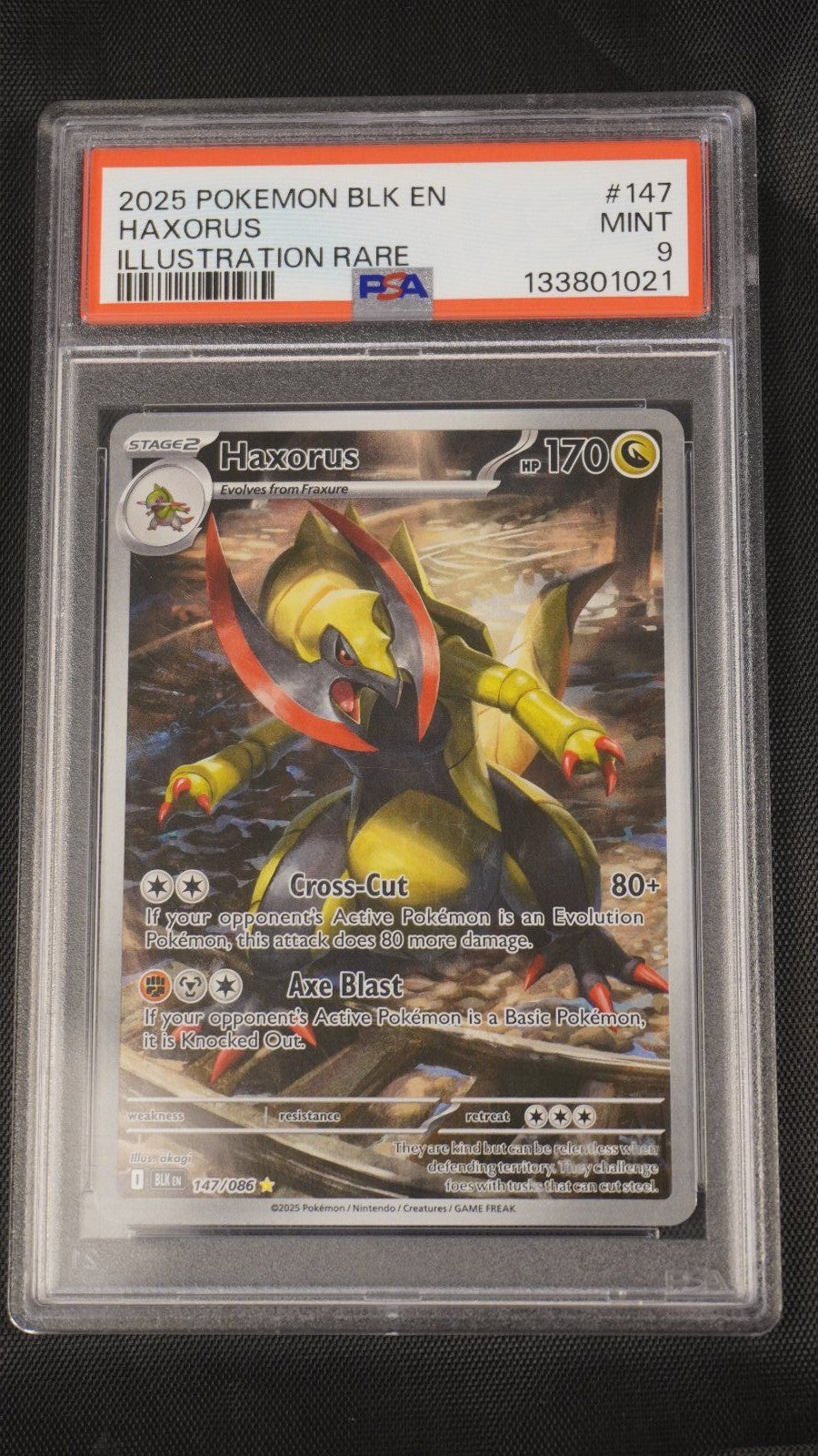 Haxorus - 147/086 - PSA 9