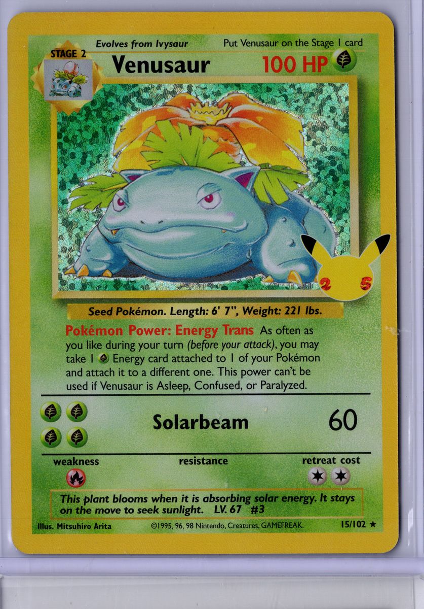 Venusaur - #15 - Pokemon Celebrations - NM