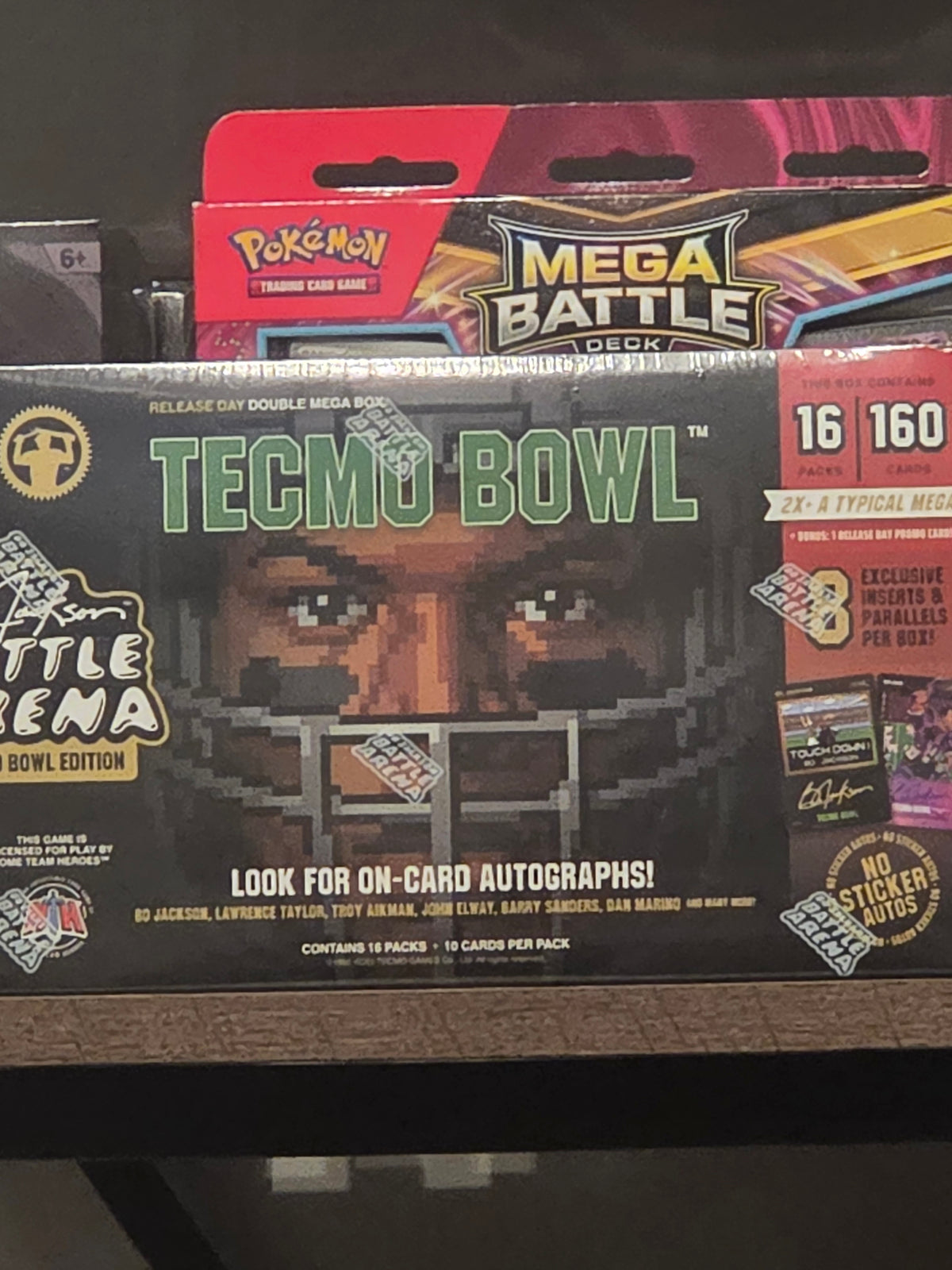 Tecmo Bowl Double Mega Realease Box Sealed