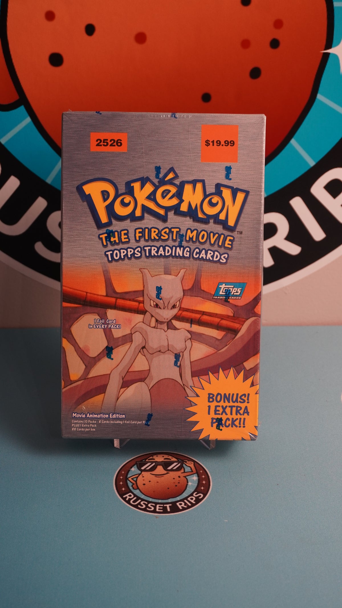 Topps Pokemon The First Movie Blue Label 1st Edition Sealed 11 Pack Booster Box