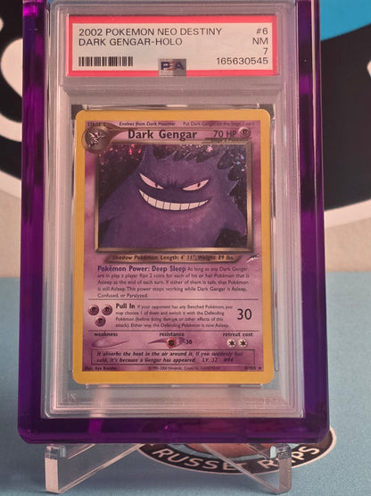 Dark Gengar Neo Destiny Holo 006/105 - PSA 7 Swirl