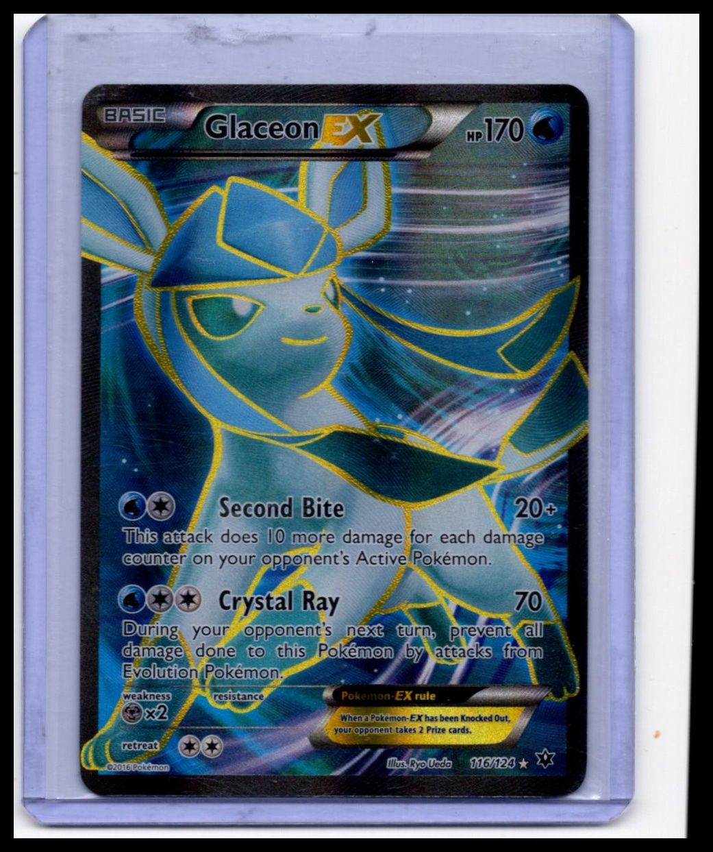 Glaceon EX - Fates Collide 116/124 - NM