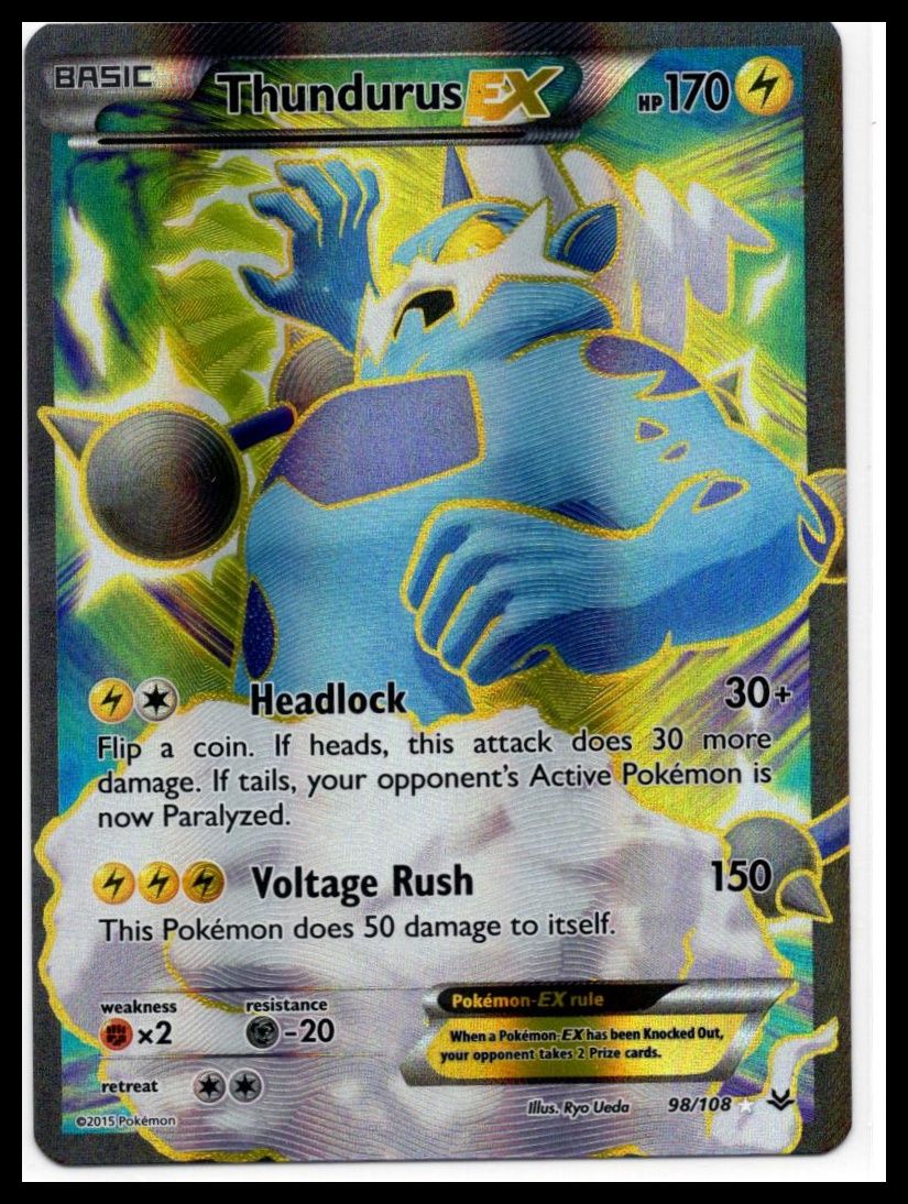 Thundurus EX - n/a 98/108 - LPThundurus EX