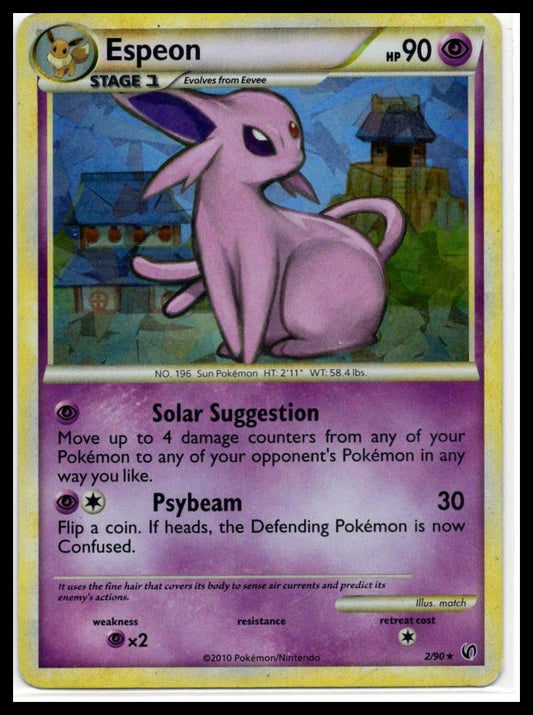 Espeon - Undaunted 2/90 Cracked Ice - MP